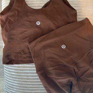 Lulu align set - leggings (size 0) & tank(size 2)